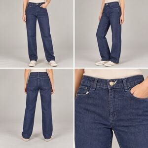 Big Nas Jeans Size 34 Dark Blue Denim Five Pocket Casual Pants